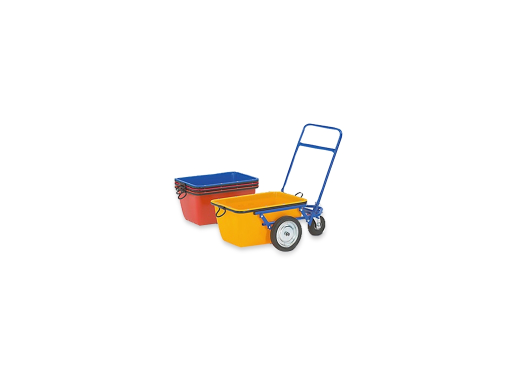 Mortar tray trolley