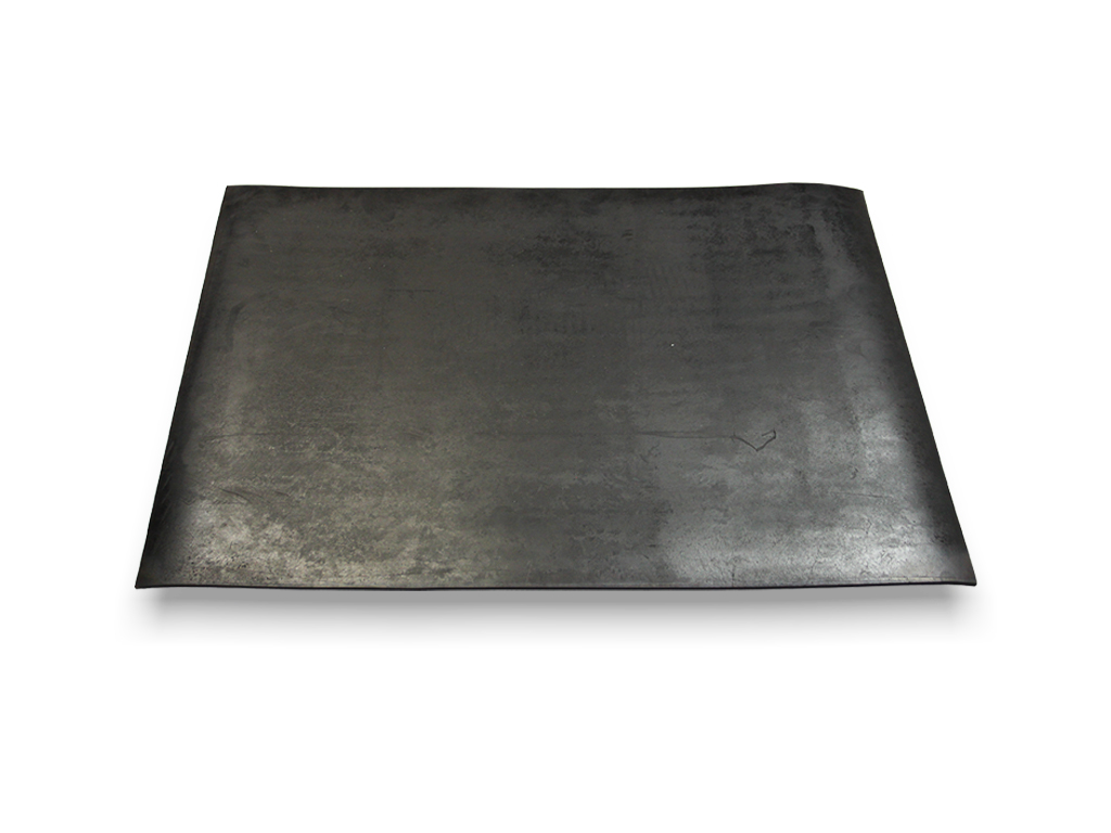 Rubber mat for finishing trolley