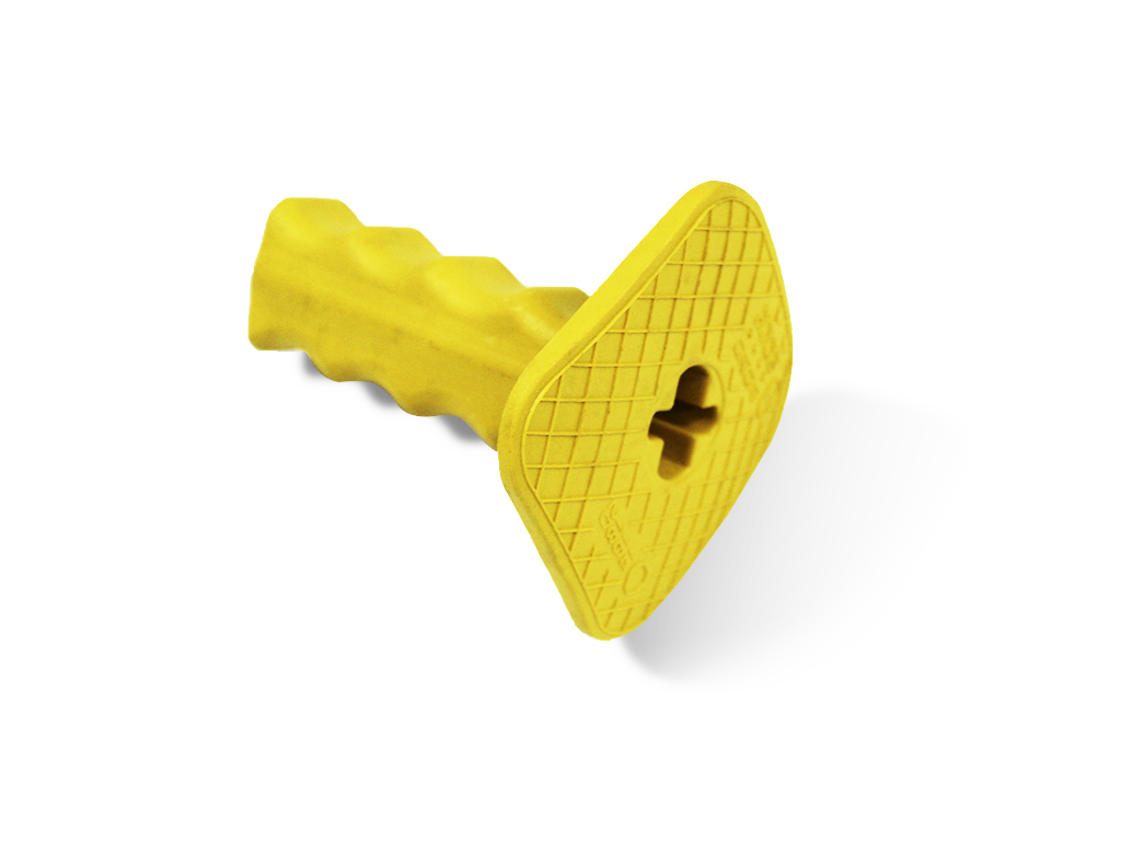 Anti-shock handle for brick chisels