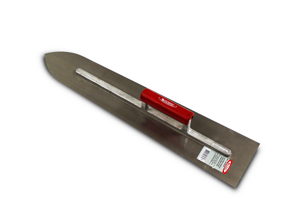 Stainless steel round tip trowel 550mm Flemish