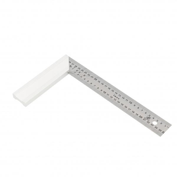 [OU002180] Equerre de menuisier 300mm avec lame inox gravée