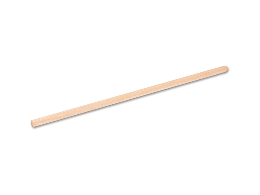 Wooden shovel handle Length 110cm Diameter 40mm