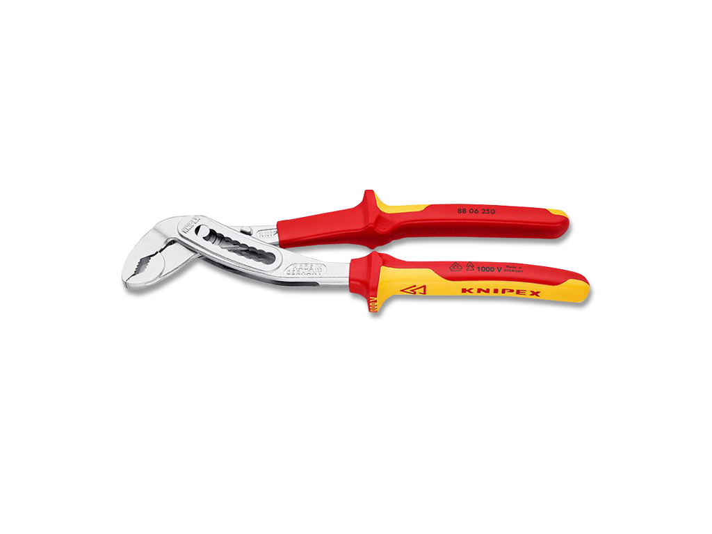 Insulated Alligator Chrome Multigrip Pliers 240mm