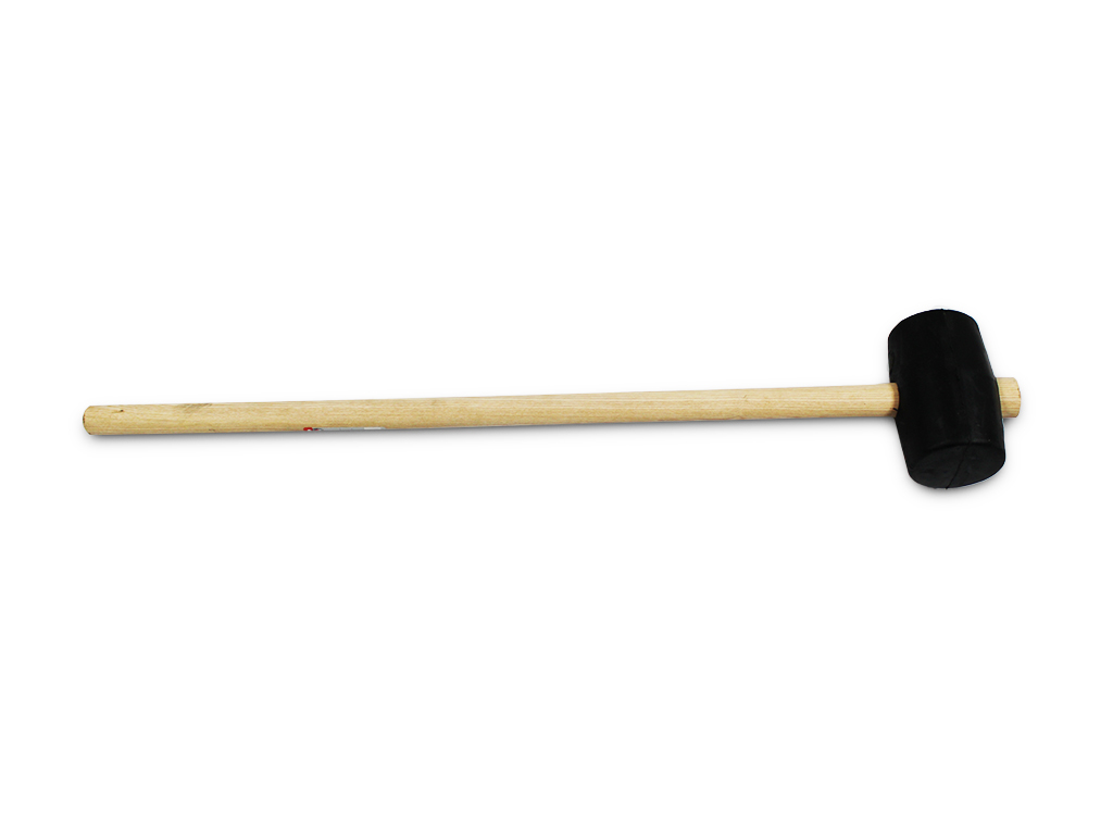 Rubber mallet Diam. 90 LG 80Cm - PR for dismantling mannequin