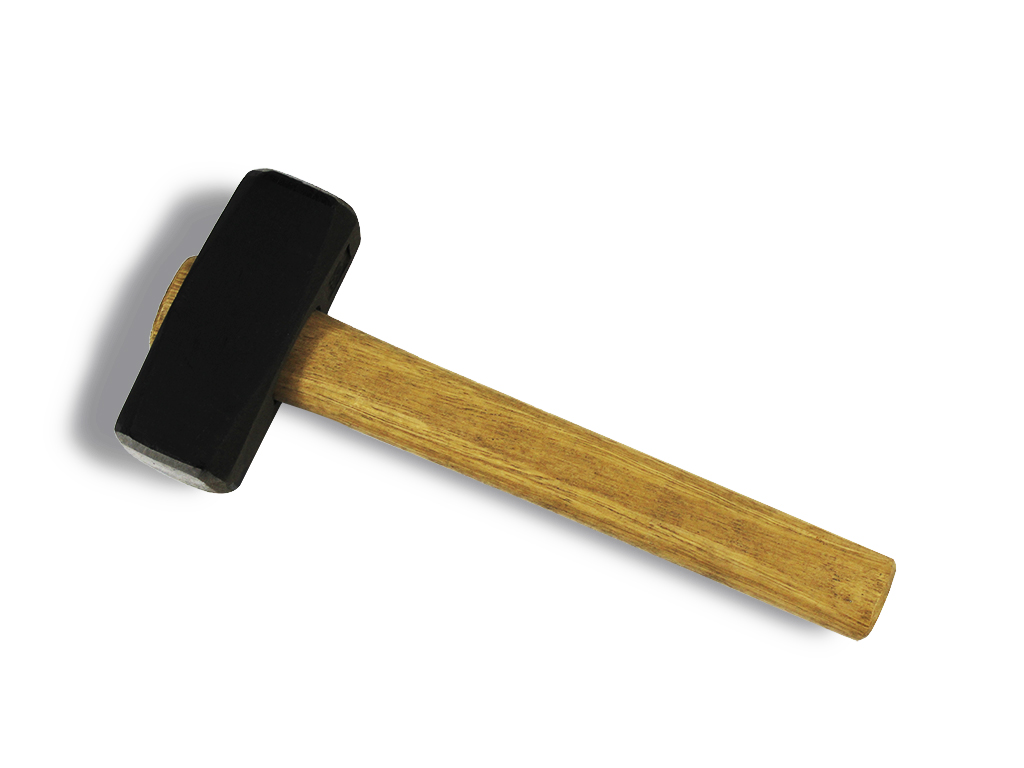 Massette emmanchée 1.2kg manche bois - Muller