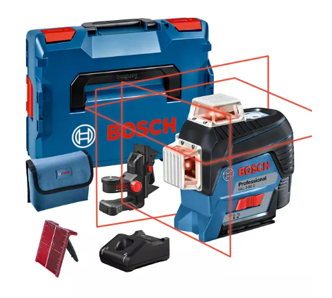 Laser lignes GLL 3-80 C - En coffret avec support BM1 + batterie + chargeur, sans trépied