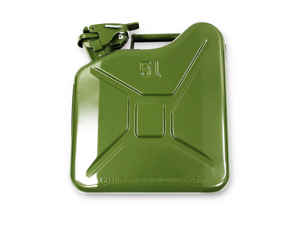Jerrican carburant acier 5L