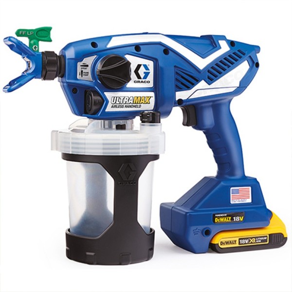 Pistolet Eurospray Graco Airless Ultramax sur batterie (vendu à l’unité)