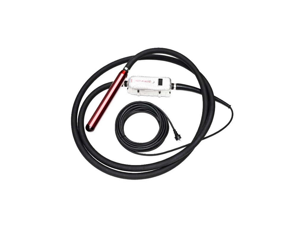 Aiguille électrique 230V Diam. 38 spyder pro 2V pointe gomme avec convertisseur Enar DV