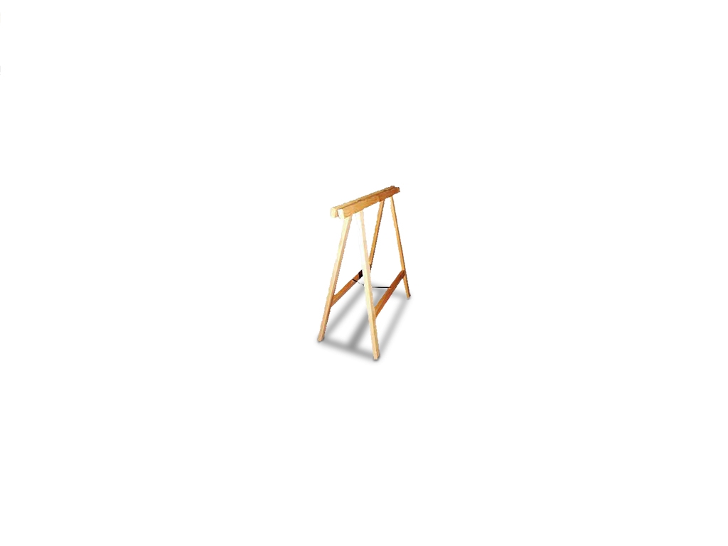 Tréteau bois pliant hêtre Haut. 77cm 40x20cm