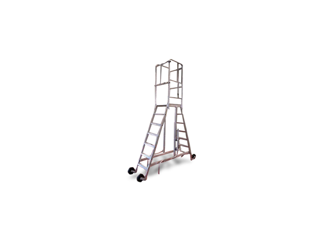 Individual aluminum platform 4 steps special formwork