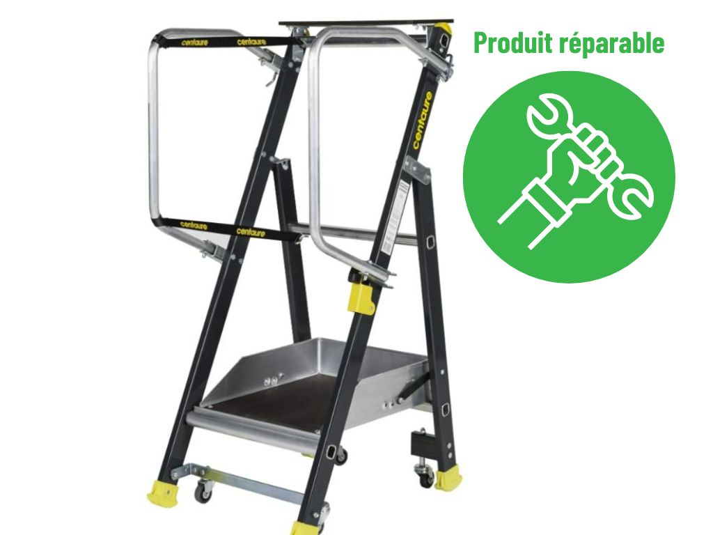 1-step stepper shelving platform