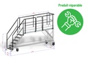 Mobile loading dock for 3m flatbed truck (Fortal Model)