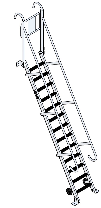 Portable construction site staircase - emc