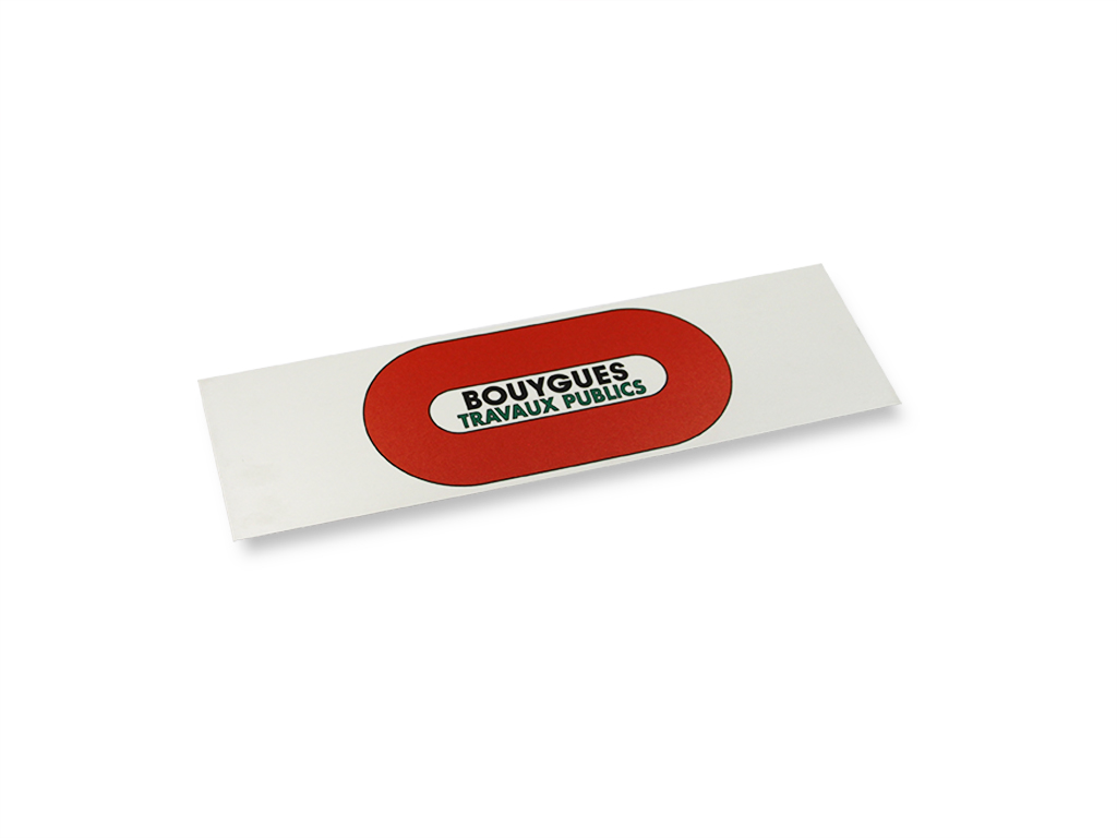 Plaquette logo BY TP pour pochette échafaudage