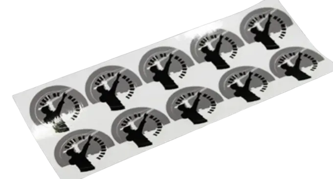 Autocollant pour casque Diam. 40 mm - CHEF DE MANOEUVRE (planche de 10u)