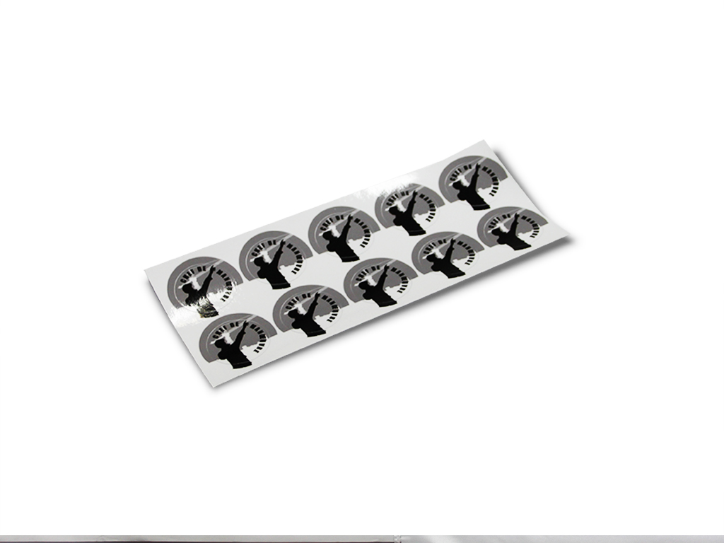 Autocollant pour casque Diam. 40 mm chef de manœuvre (planche de 10u)