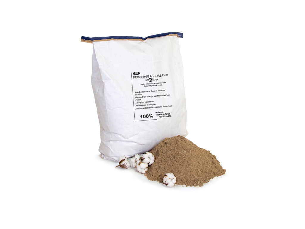 Absorbant Ecosorb pour poubelle Pélican 30L