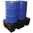 Polyethylene retention tank for 2 220L drums
