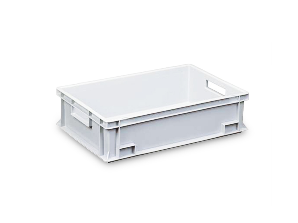 Bac plastique de rayonnage pour produit polluant 600x400x165