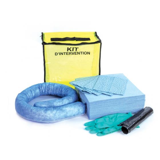 Kit dépollution hydrocarbures absorption 20L