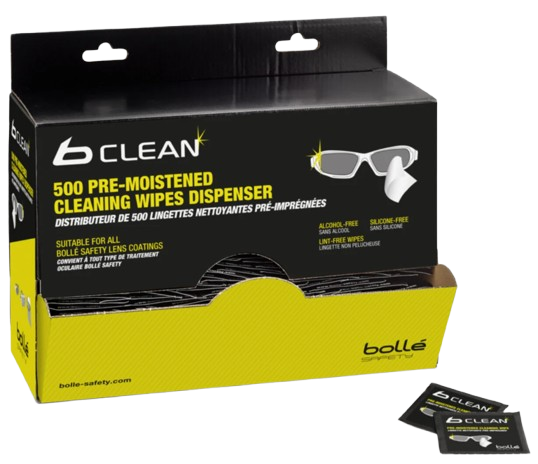 Lingettes nettoyantes pour lunettes (Boite de 500)