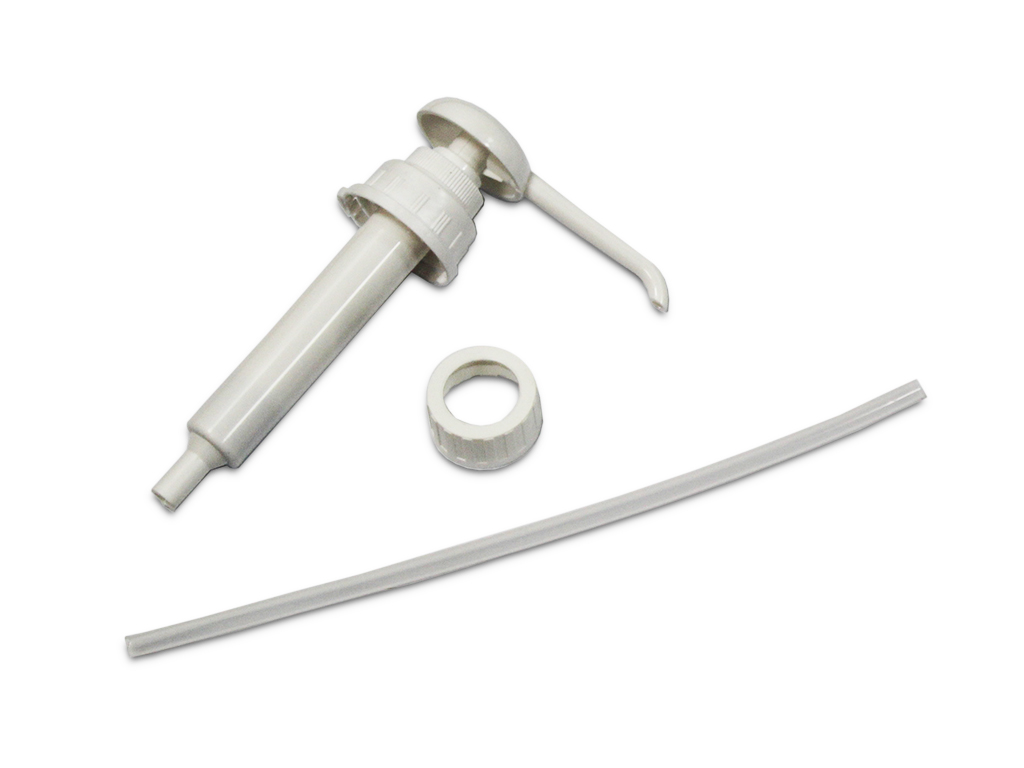 Pompe plastique pour bidon de savon 5L