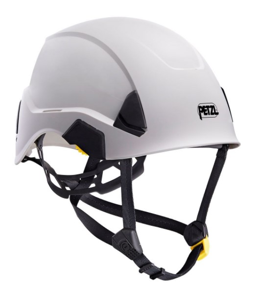 Strato helmet without 4-point chin strap ventilation