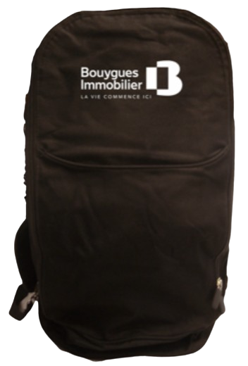 BOUYGUES IMMOBILIER logo backpack
