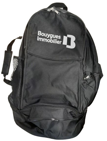 Sac à dos EPI logo BOUYGUES IMMOBILIER