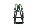 Duraflex 2-point harness with elastic shoulder strap and automatic buckles