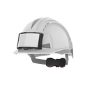 Casque Evolite avec porte badge + Kit bandes rétro grises (CR2) - Variante de couleur
