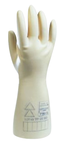 Gant électricien isolant 1000V latex - Classe 0