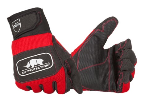 Anti-cut pruning glove with reinforcement on both hands