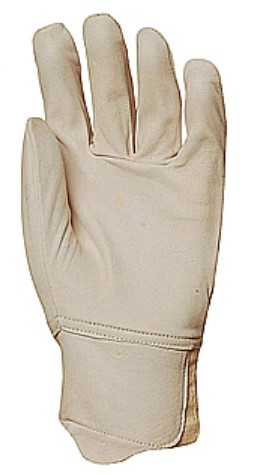 Gant cuir toute fleur + protège artère