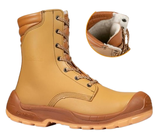 Jalosbern Steel lined lace-up high-top shoe