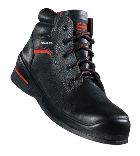 Macsole Heckel high-top lace-up shoe with asphalt sole
