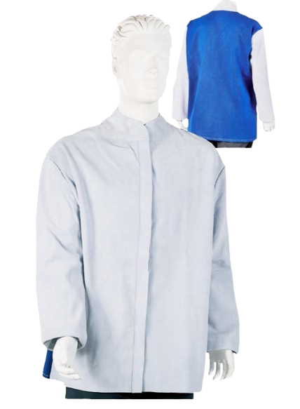 Welder's jacket leather front - Proban back