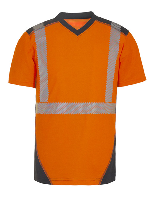 Tee-shirt HV polyester coton BY TP RF manches courtes Jakarta