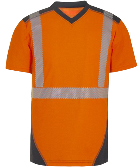 Tee-shirt HV polyester coton BY TP RF manches courtes Jakarta
