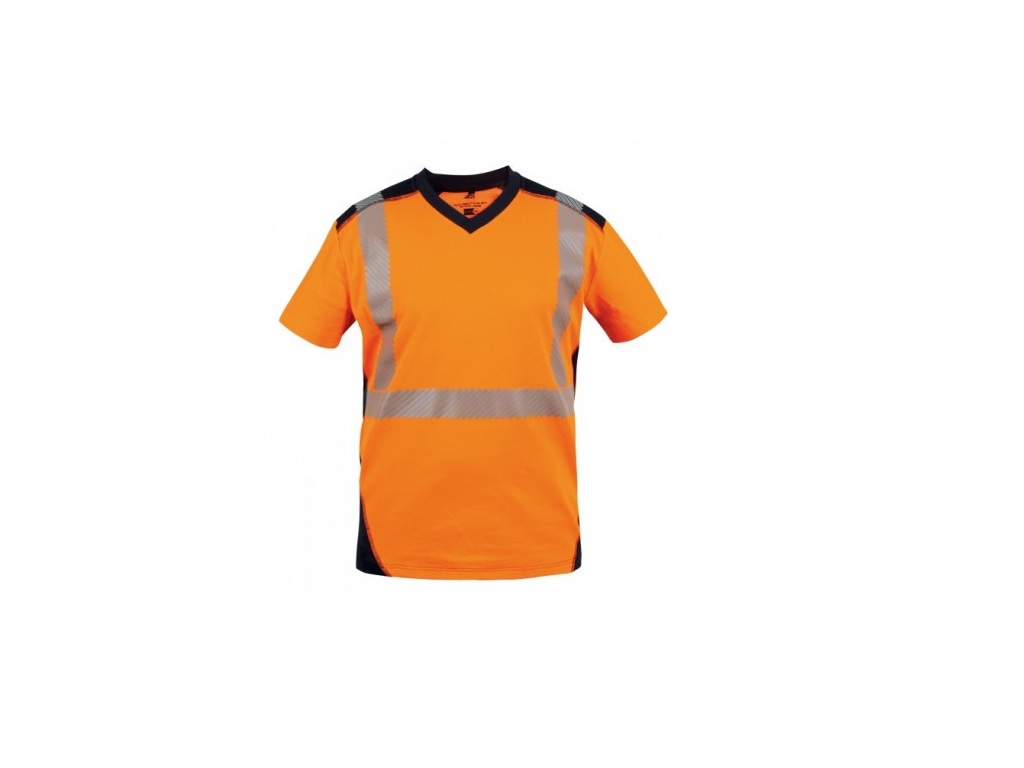Tee-shirt HV polyester coton BY BAT HABITAT REABILITE manches courtes Jakarta