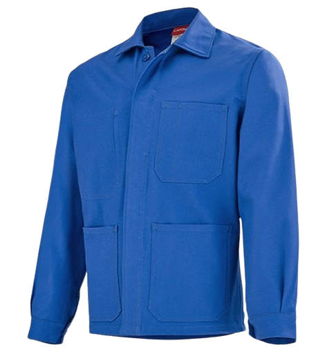 Veste de travail bleue 100% coton