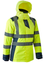 HV fluorescent women's parka