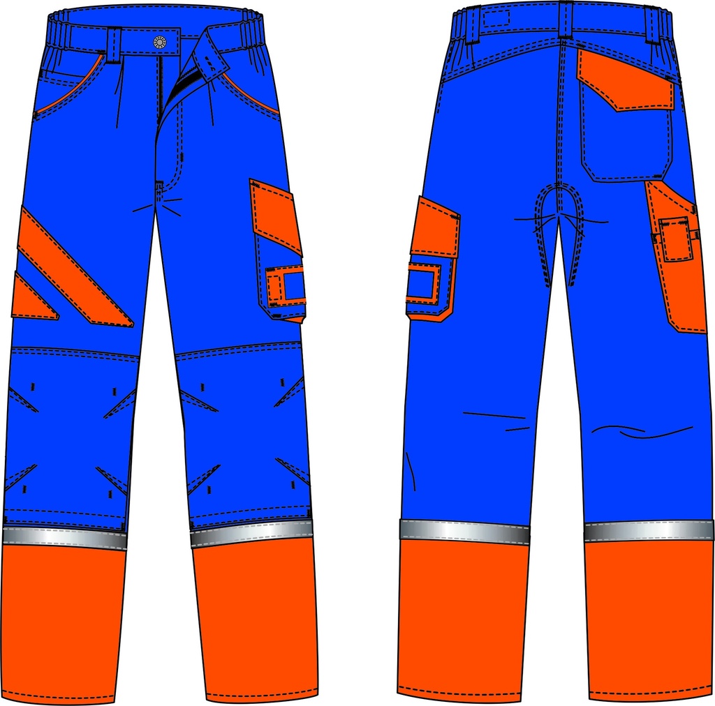 Pantalon BREZILLON minorange sans écusson