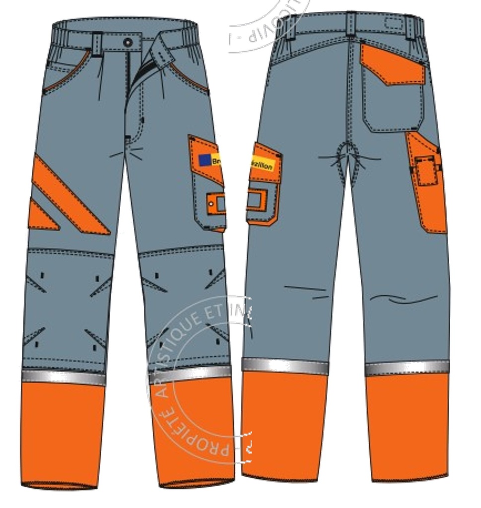 Pantalon BREZILLON - sans mousse genou