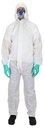 Disposable coverall type Tyvek 41Gr M² type 5/6 CAT.III