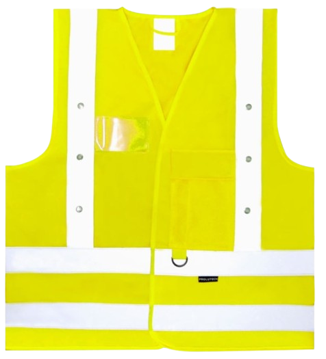 HV LED fluorescent vest + 2 LR6 batteries