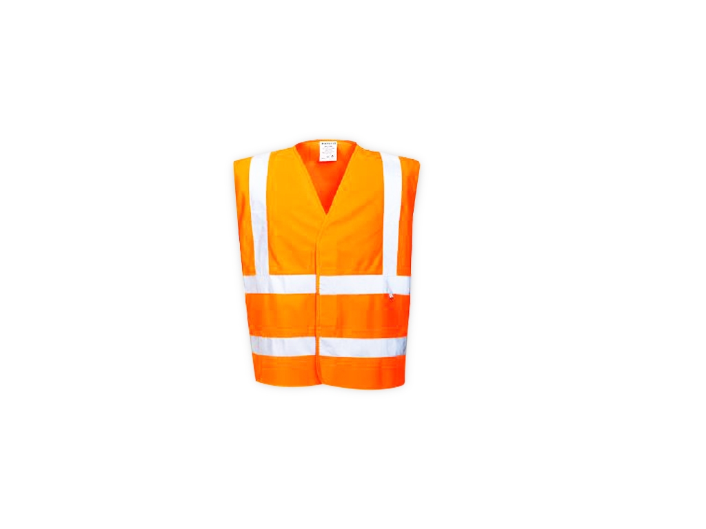 Gilet fluo HV traité retardateur de flamme