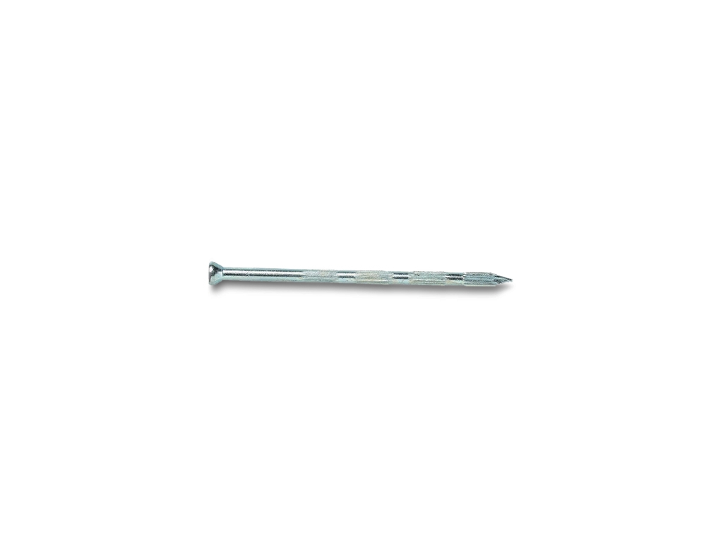 Pointe Galva striée à béton - 40mm x 3,5mm (Boite de 1Kg)