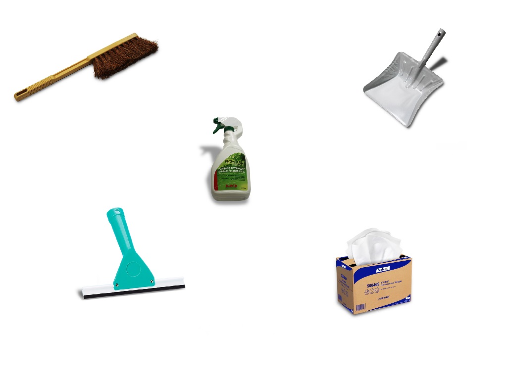 Cleaning kit for construction equipment
